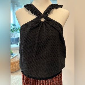 Marisol Ruffled halter top